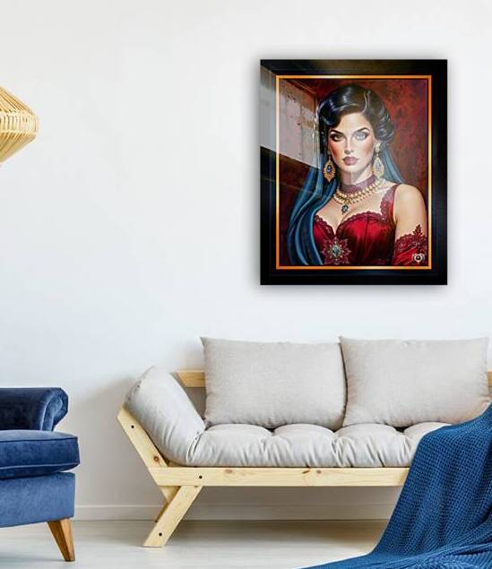 A Striking Portrait Of The Elegant And Timeless Beauty Chiara Del Marquez Mesmerizing AI Concept Art by Xzendor7 by xzendor7
