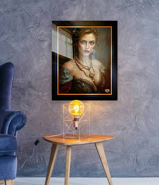 Portrait Of The Elegant Isabella Adriana Wearing Luxurious Jewelry Mesmerizing AI Concept Art by Xzendor7 by xzendor7