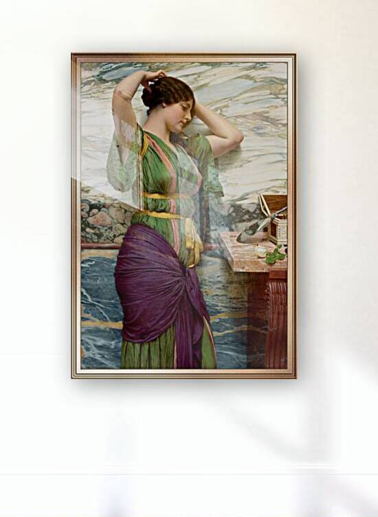 A Fair Reflection by John William Godward by xzendor7
