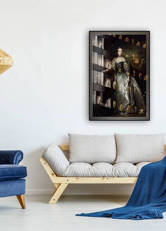 Drottning Juliana Maria Queen of Denmark by Carl Gustaf Pilo by xzendor7