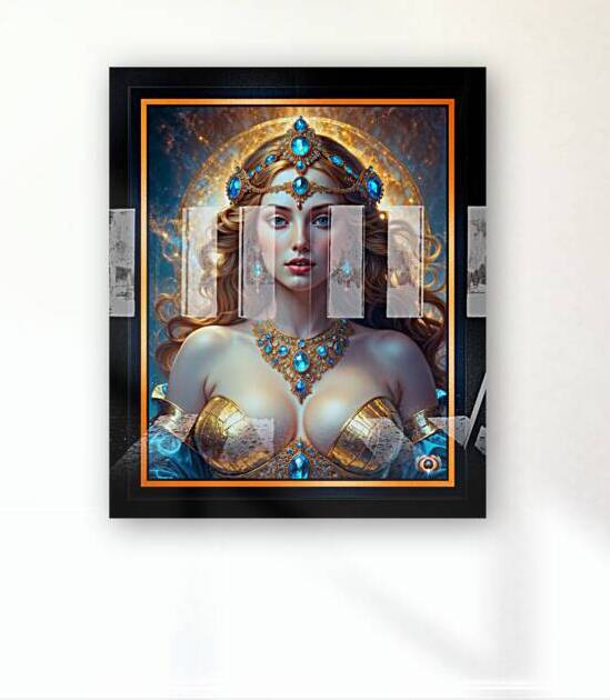 Celestial Sun Goddess Aurelyth A Vision of Golden Radiance Captivating AI Concept Art by Xzendor7 by xzendor7