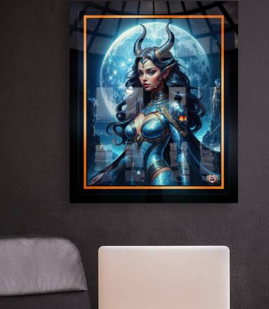 Portrait of The Mystical Beauty Elowen Valemara Mesmerizing AI Concept Art by Xzendor7 by xzendor7