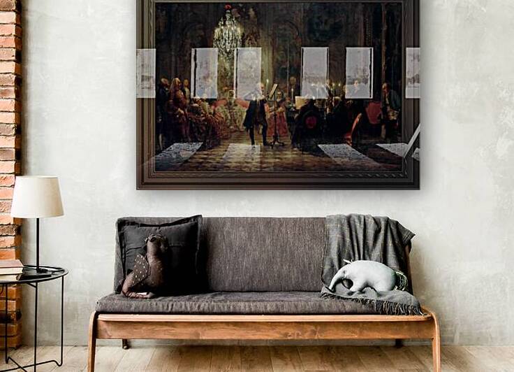 Flute Concert of Frederick the Great in Sanssouci by Adolph von Menzel by xzendor7