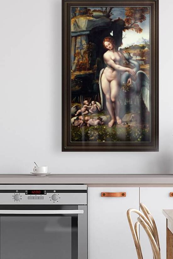 Leda and the Swan by Francesco Melzi by xzendor7