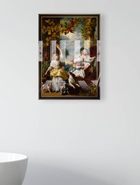 The Three Youngest Daughters of George III by John Singleton Copley by xzendor7