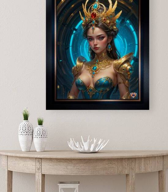 Fantasy Portrait Of The Striking Drusilla Lyccia In Opulent Adornments Captivating AI Concept Art by Xzendor7 by xzendor7