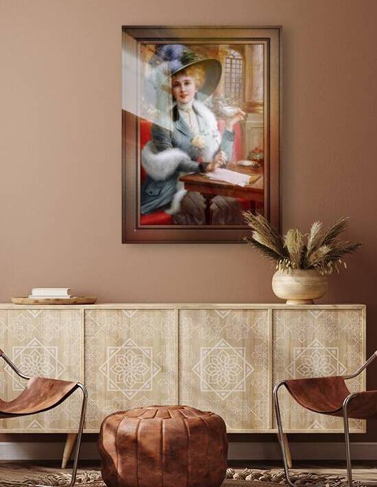 Elegant Lady by Emile Vernon Remastered Xzendor7 Vintage Art Old Masters Reproductions by xzendor7