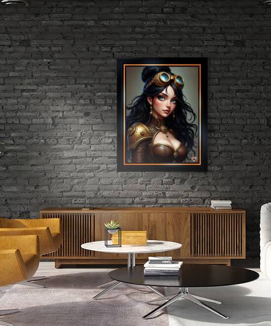 The Mechanical Allure Of Vailin Talowen Steampunk Portrait Mesmerizing AI Concept Art by Xzendor7 by xzendor7