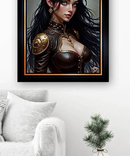 Steampunk Portrait Of The Enigmatic Beauty Lilinae Valorenti Mesmeruzung AI Concept Art by Xzendor7 by xzendor7