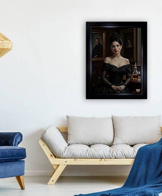 The Ancestral Legacy Of Lorenzia Bellamicci 19th Century Portrait Captivating AI Concept Art by Xzendor7 by xzendor7