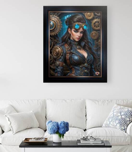 Clockwork Portrait Of Victorian Beauty Lyrianne Grayson Captivating AI Concept Art by Xzendor7 by xzendor7