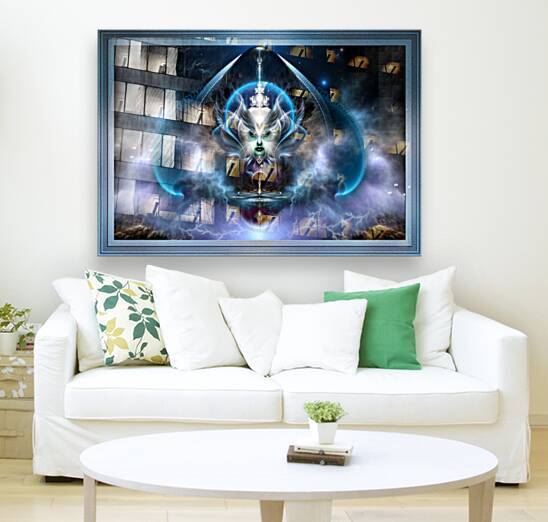 Thera Of Titan The Serenity Of Time Fractal Fantasy Art by xzendor7