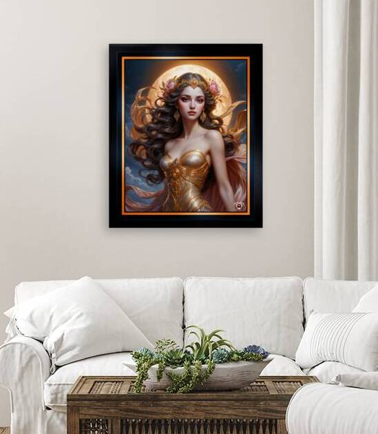 The Celestial Beauty Alyria Goddess of the Wind Mesmerizing AI Concept Art by Xzendor7 by xzendor7