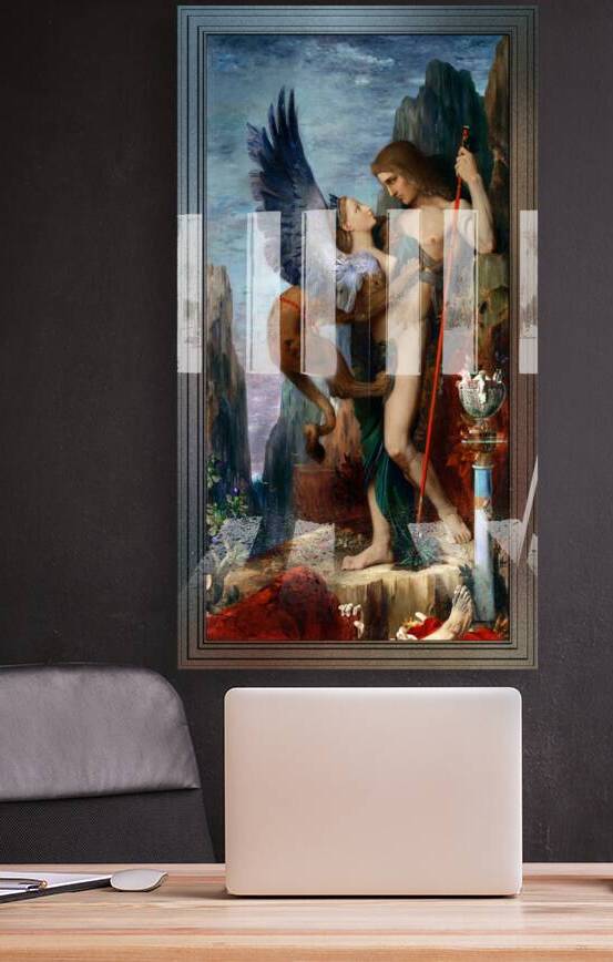 Oedipus And The Sphinx by Gustave Moreau by xzendor7