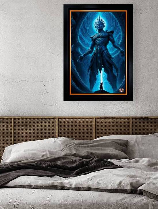 The Epic Awakening Of The Titan Sorcerer Theronos Astonishing AI Concept Art by Xzendor7 by xzendor7