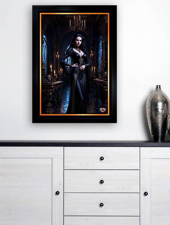A Stunning Gothic Vision Of The Obsidian Empress Gorgeous AI Concept Art by Xzendor7 by xzendor7