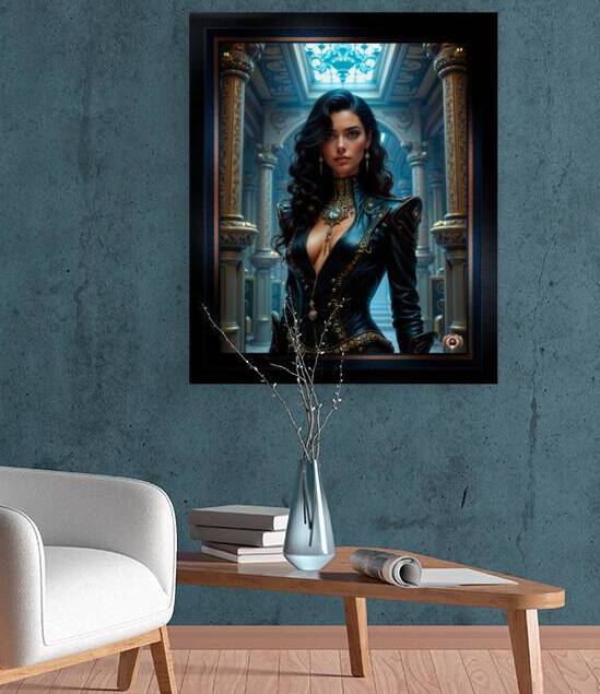 The Baroque Inspired Regal Portrait Of Colletta Arvis Breathtaking AI Concept Art by Xzendor7 by xzendor7