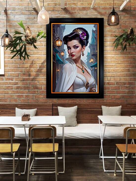 Graceful Portrait Of The Beauty Apollonia Saleria Gorgeous AI Concept Art by Xzendor7 by xzendor7