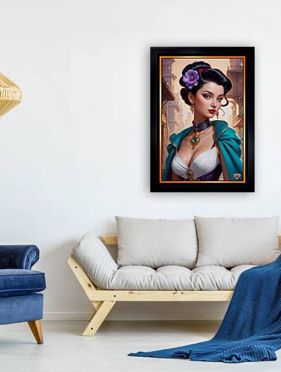 Captivating Woman In A European Street Scene Stunning AI Concept Art by Xzendor7 by xzendor7