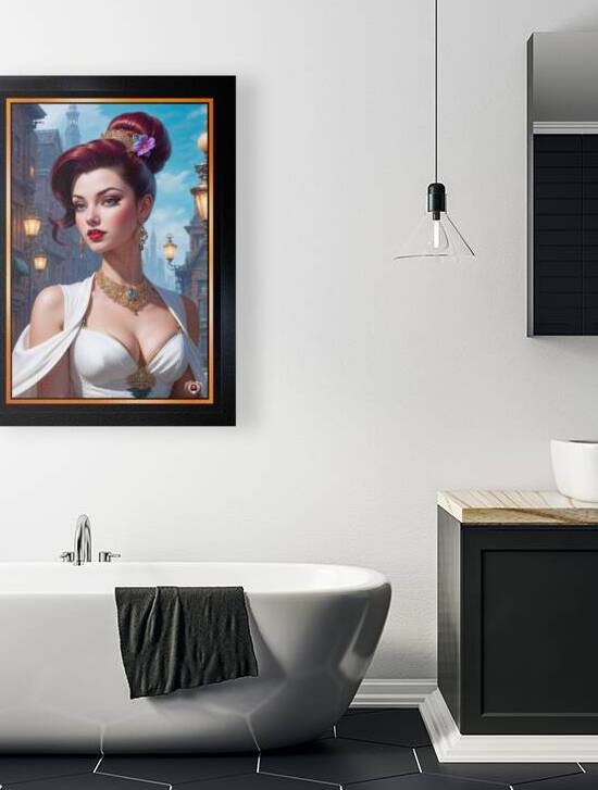 Captivating Portrait Of A Refined Elegant European Woman Striking AI Concept Art by Xzendor7 by xzendor7