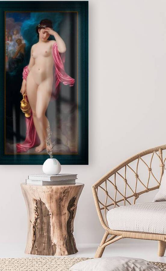 Hebe After The Fall by Hugues Merle Remastered Xzendor7 Classical Fine Art Old Masters Reproductions by xzendor7