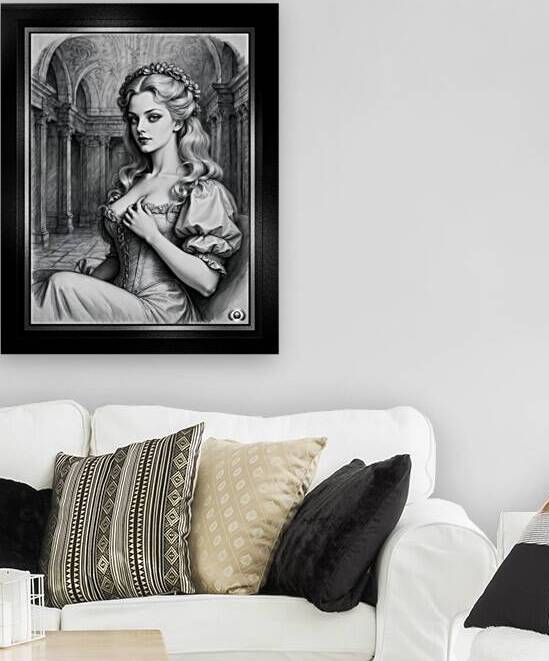 An 18th-Century Inspired Portrait Of Lucretia Corbellianus Captivating AI Concept Art by Xzendor7 by xzendor7