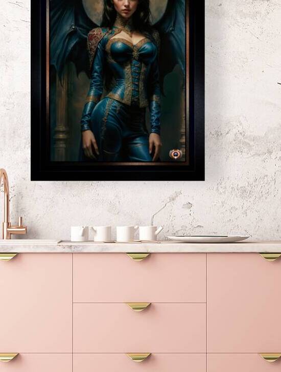 The Enigmatic Dark Fantasy Muse Lady Rhinmaier Duskwing Fascinating AI Concept Art by Xzendor7 by xzendor7
