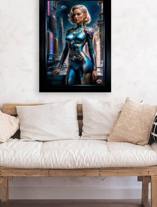 Cityscape Fantasy Illustration Portrait Of Aeravyn Kalestis Captivating AI Concept Art by Xzendor7 by xzendor7