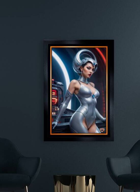 Captivating Sci-Fi Fashion Portrait Of Venchacia Velekova Mesmerizing AI Concept Art by Xzendor7 by xzendor7