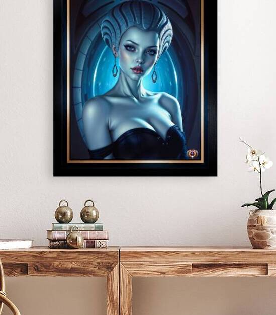 The Neo-Baroque Fantasy Allure Of Lady Xylia Rivenna Captivating AI Concept Art by Xzendor7 by xzendor7