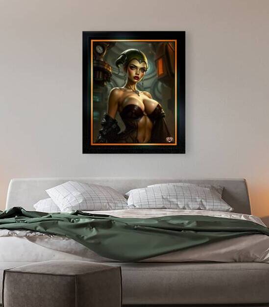Unveiling The Enigmatic Lady Aeliana Volterra Mesmerizing AI Concept Art by Xzendor7 by xzendor7