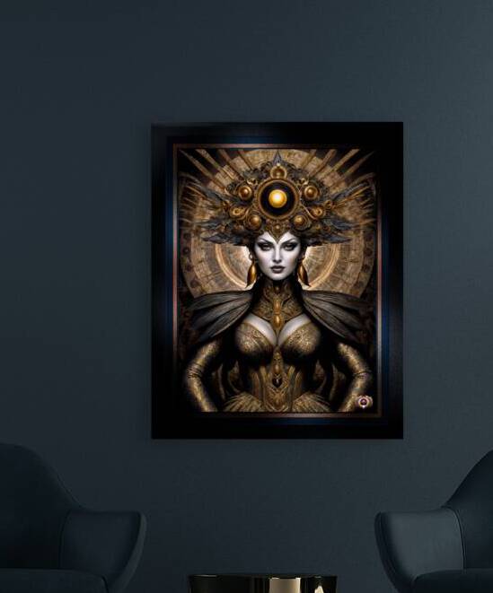 The Alluring Regal Portrait Of Balaria Rhiphan Mesmerizing AI Concept Art by Xzendor7 by xzendor7