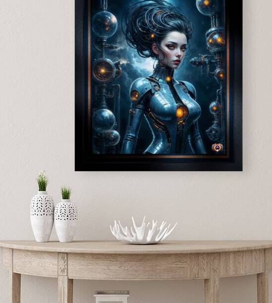 She Is A Creation Of The Machine Mesmrizing AI Concept Art by Xzendor7 by xzendor7