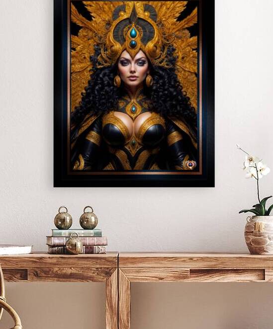 Opulent Fantasy Portrait Of Aeridor Royalty Lyralia Nyssa Mesmerizing AI Concept Art by Xzendor7 by xzendor7