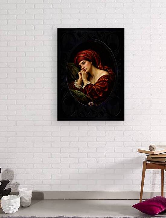 Livia Moretti In Crimson Turban Classical Italian Portrait Radiant AI Concept Art by Xzendor7 by xzendor7