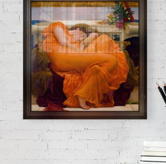 Flaming June by Frederic Leighton Fine Art Old Masters Reproduction by xzendor7