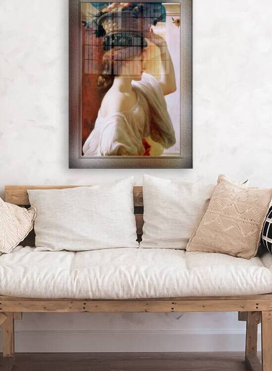 A Girl With A Basket Of Fruit by Lord Frederic Leighton by xzendor7