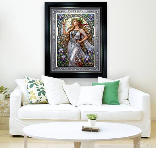 Goddess Of The Golden Chalice - A Toast To Eternity Radiant AI Concept Art by Xzendor7 by xzendor7