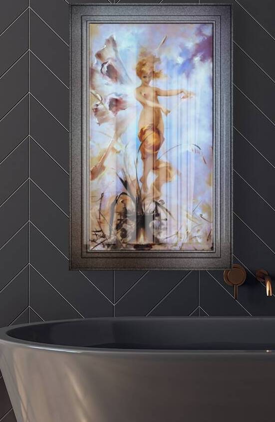 Nymph by Luis Ricardo Falero Old Masters Reproduction by xzendor7