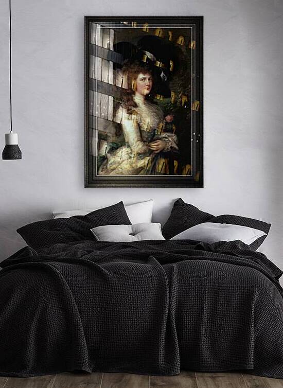 Portrait of Georgiana Duchess of Devonshire by Thomas Gainsborough by xzendor7