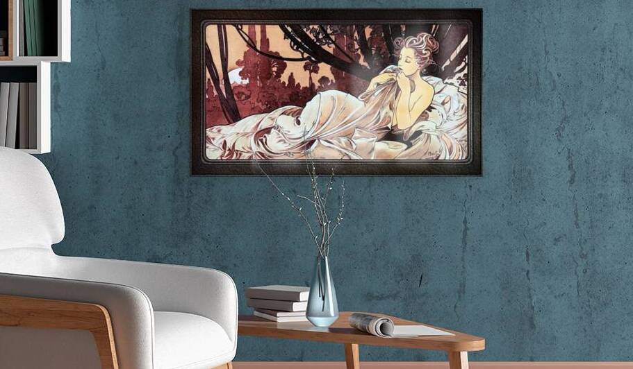 Dusk by Czech Painter Alphonse Mucha by xzendor7