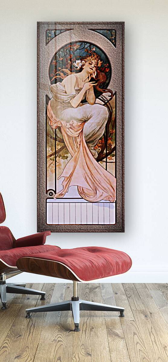 Art Nouveau Calendar Girl IM2 by Alphonse Mucha by xzendor7