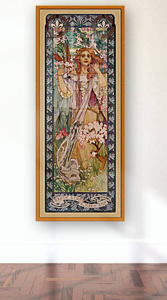 Maude Adams as Joan of Arc by Alphonse Mucha by xzendor7