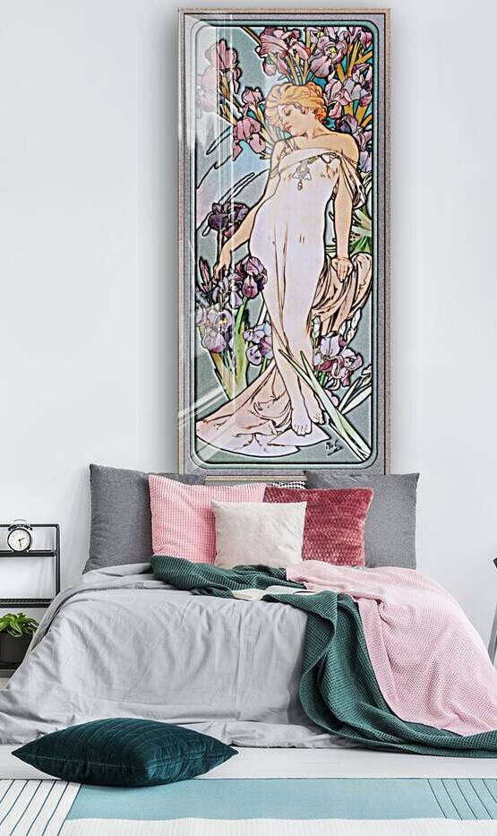 The Iris by Alphonse Mucha by xzendor7