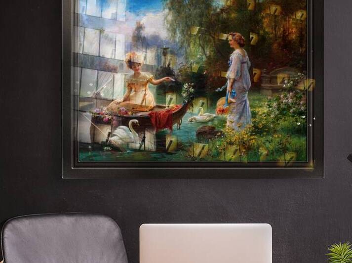 Mail from Across the Pond by Hans Zatzka by xzendor7