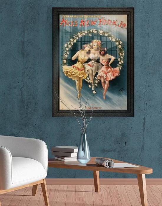 Miss New York Jr. Spectacular Burlesque Love Secrets Vintage Poster by xzendor7