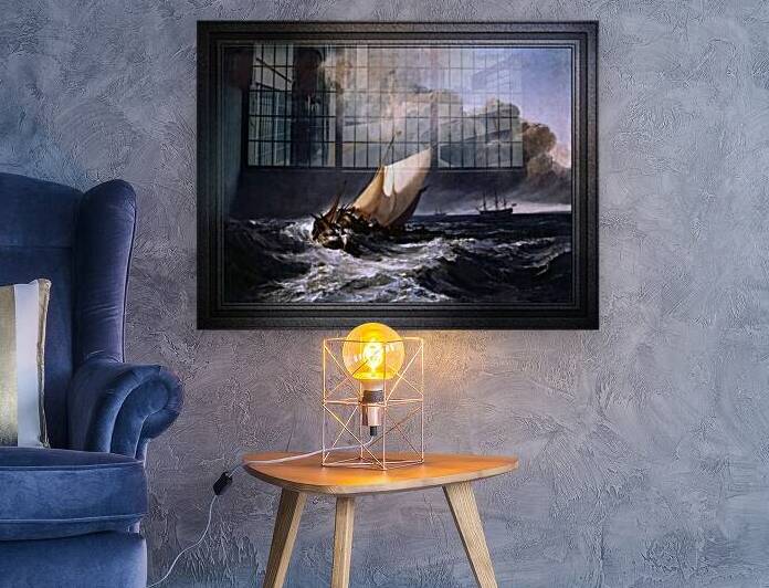 Dutch Fishing Boats In A Storm by Joseph Mallord William Turner by xzendor7