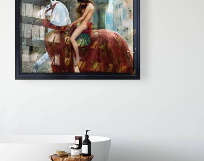 Lady Godiva by John Collier Old Masters Reproduction by xzendor7