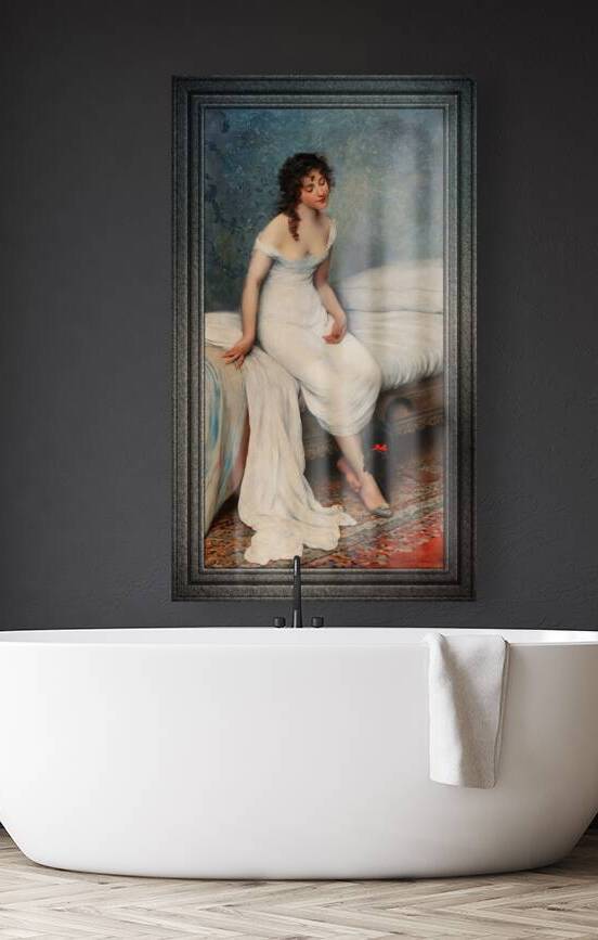 Awakening by Eugene de Blaas Old Masters Reproduction by xzendor7