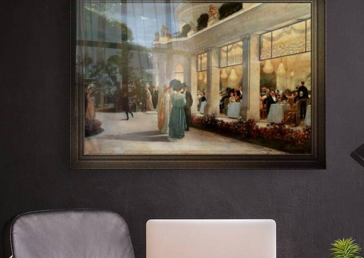 Une Soiree Au Pre Catelan by Henri Gervex Old Masters Reproduction by xzendor7